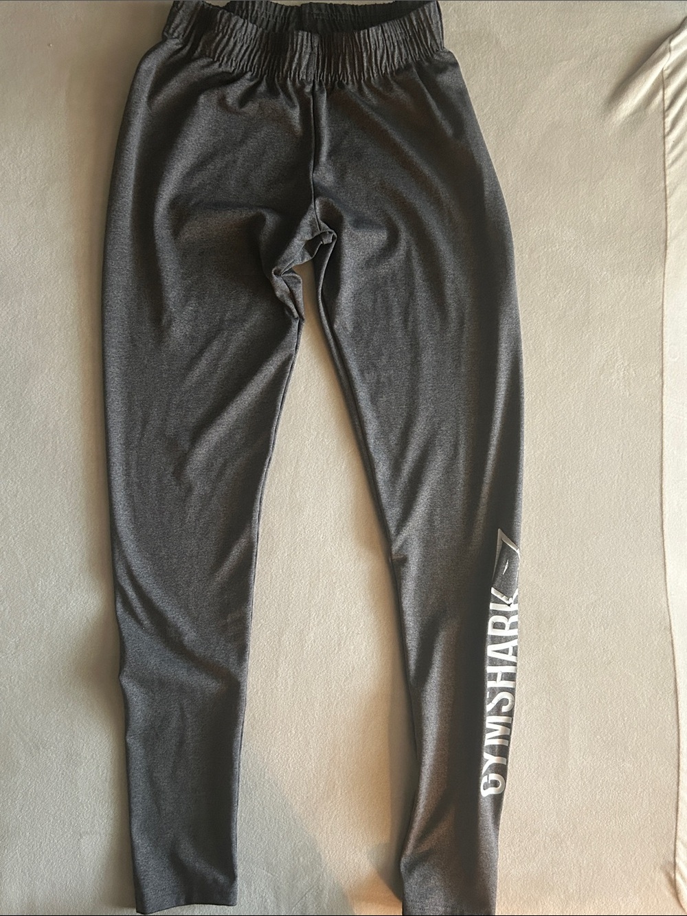 Gymshark Woman’s Gray Performance Leggings with Side Logo